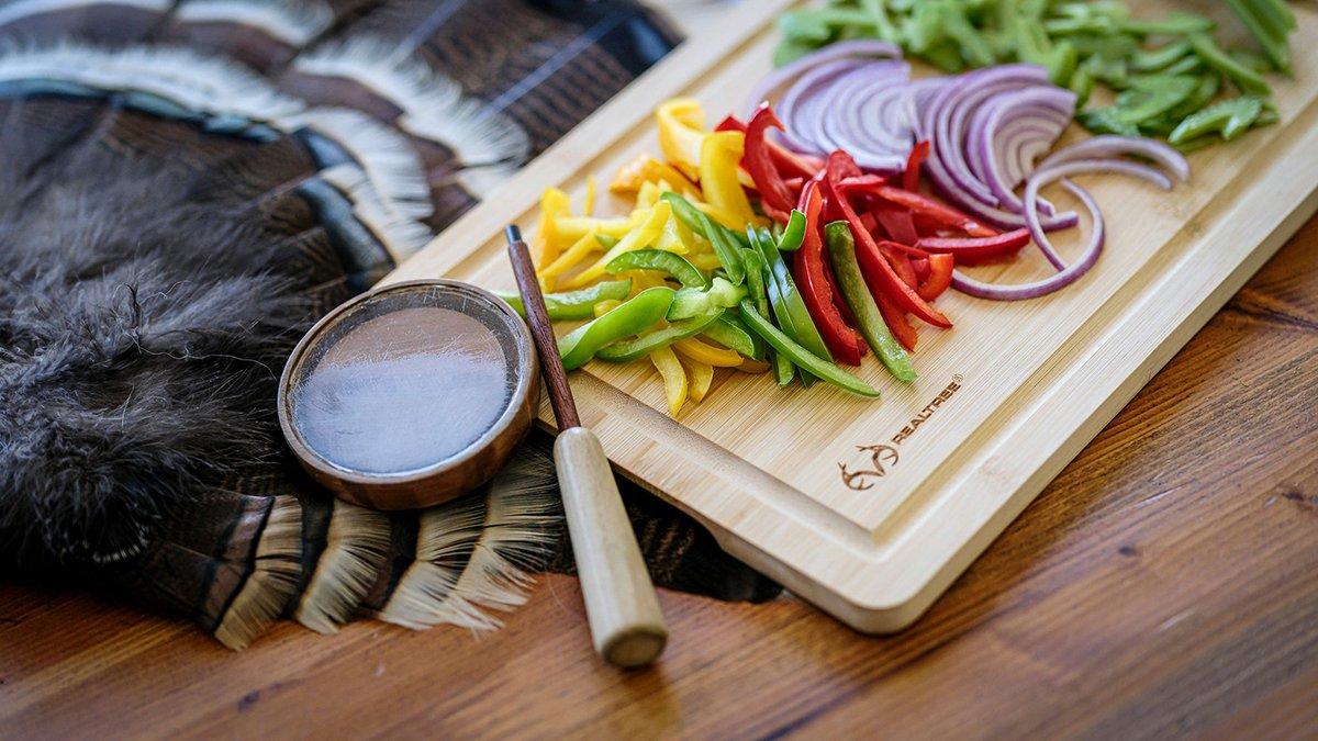 Prep the vegetables for the étouffée. Image by Grit Media