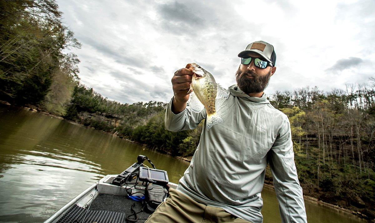 What's better, jigs or minnows? Good crappie anglers know there's a time to use both. Image by Bill Konway
