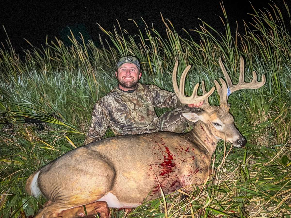 Kyle Olson's opening day North Dakota buck. Kyle Olson's opening day North Dakota buck.