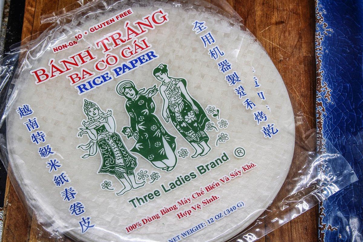 Rice paper wrappers are available at most large grocery stores or online.