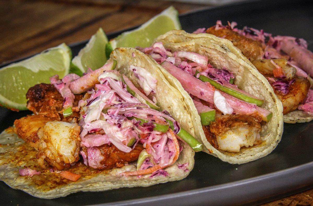 Blackened Crappie Fish Tacos With Apple Slaw - Realtree Camo