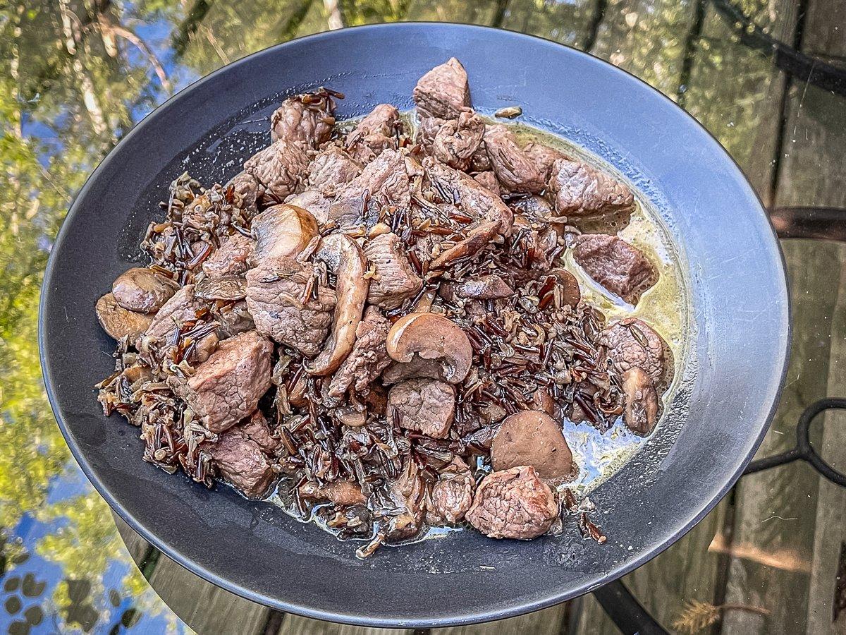 This recipe is also perfect for elk or venison steak tips.