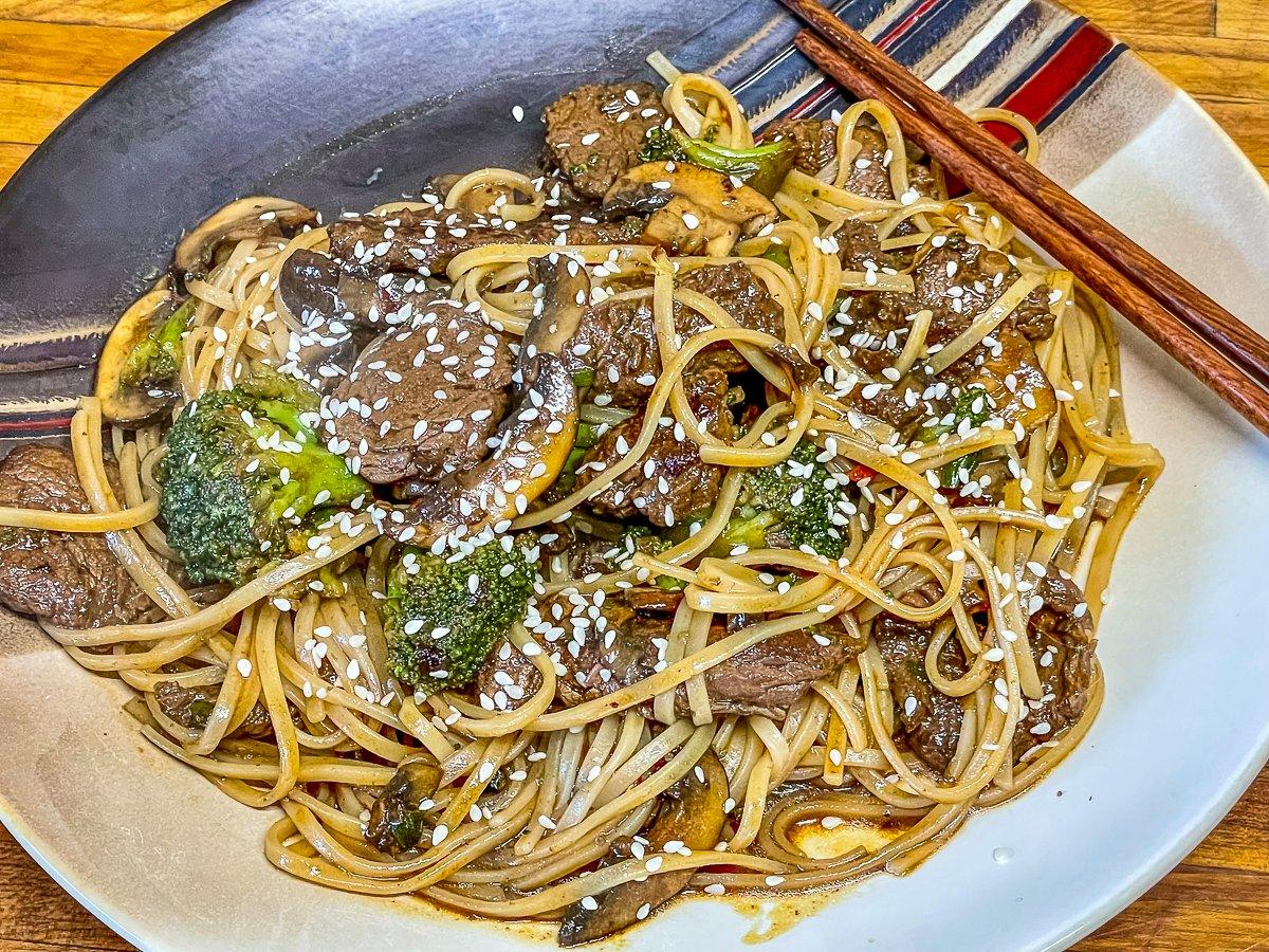 This quick and easy elk stir fry is a perfect weeknight family meal.