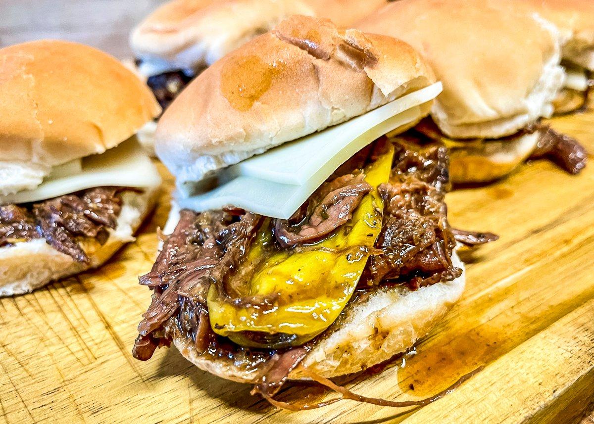 These slow cooker elk sliders are perfect for a party or tailgate.