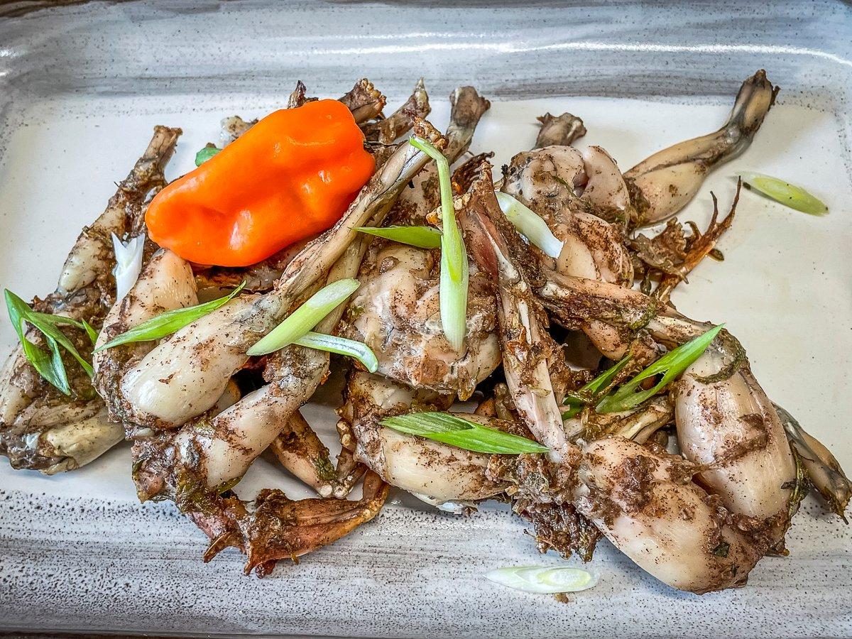 These frog legs pack more of a kick than standard fried recipes do.