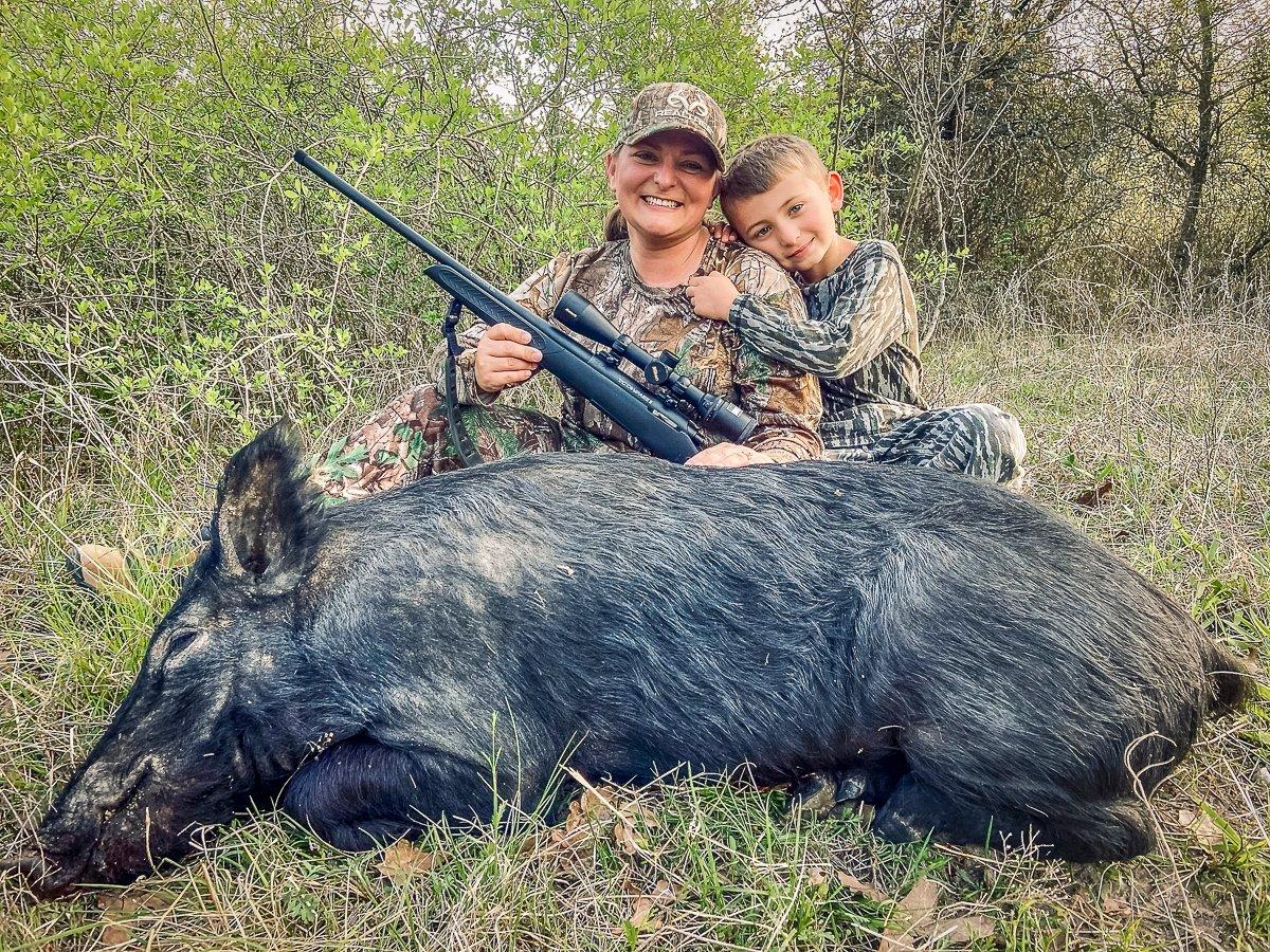 Wild pigs are perfect for family hunts. Photo by Will Brantley