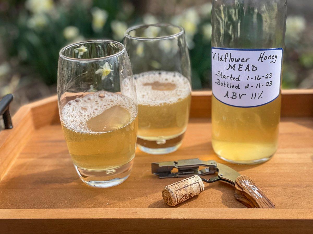 A glass of chilled mead is the perfect refresher on a spring or summer day and it tastes even better when you make it yourself.