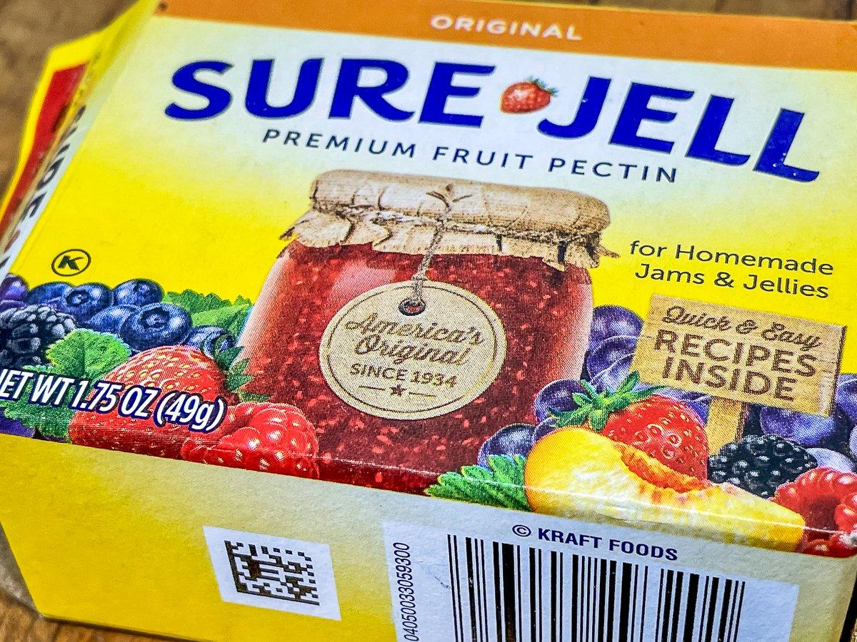 We use Sure Jell brand of pectin. 