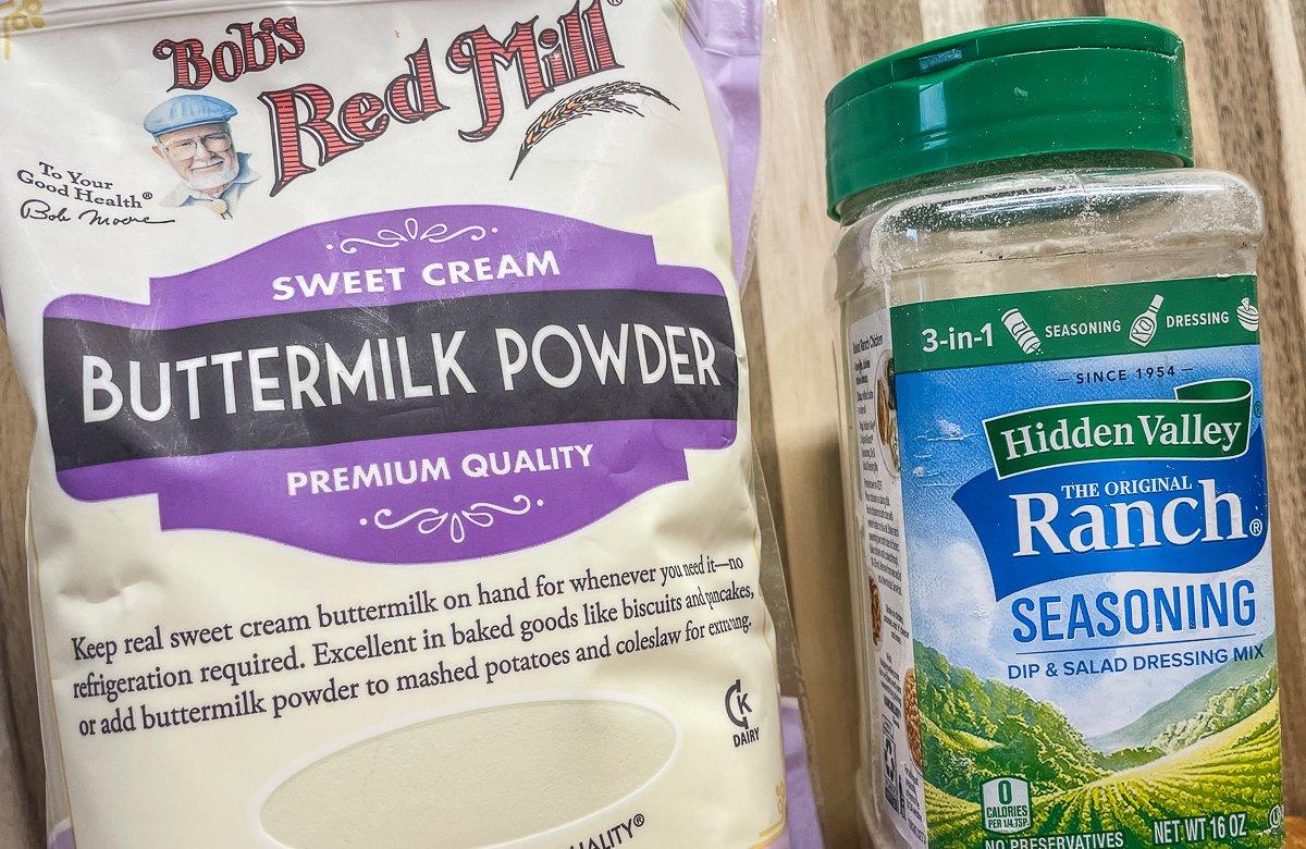 The buttermilk and ranch seasoning powders add a zing to the steaks.