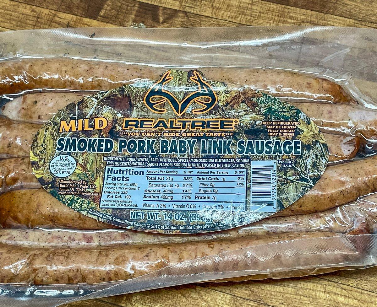 Realtree smoked sausage goes great with the teal.
