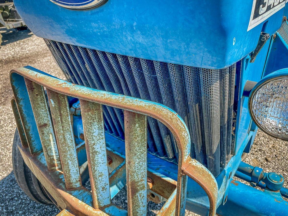 Keep grills and radiators clean and free of debris to keep your tractor running cool. Image by M Pendley