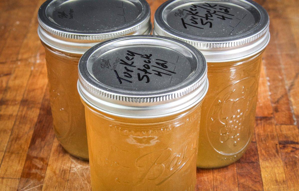 Slow Cooker Wild Turkey Stock