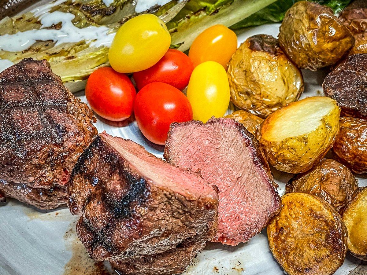 Serve with a grilled romaine salad and roasted potatoes for a true steakhouse experience.