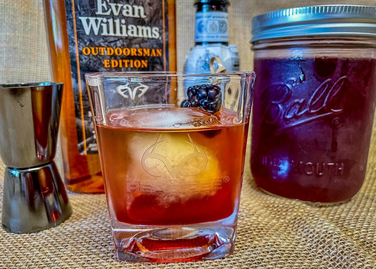 Use the simple syrup to make this refreshing Blackberry Old Fashioned cocktail.