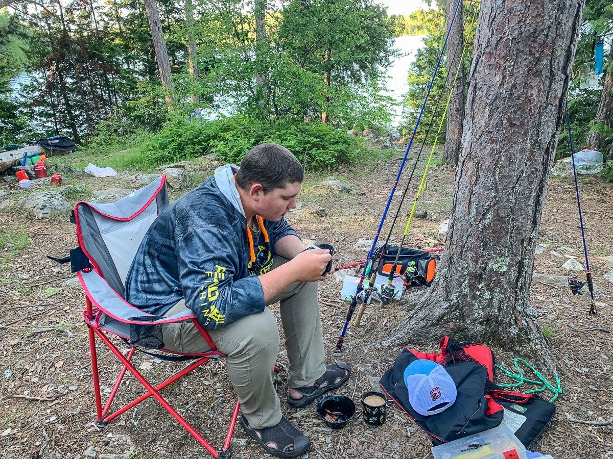 With a bit of planning, a small tackle bag will hold everything you need for a productive fishing trip. Image by Michael Pendley