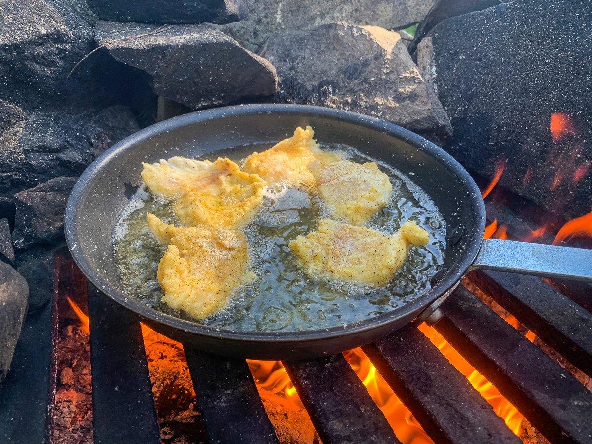 Pack the needed supplies for a fish dinner each evening. Image by Michael Pendley