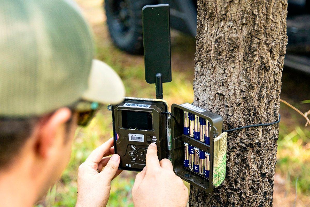 Right now is the time to start tracking buck movements with trail cameras. Image by Realtree Media