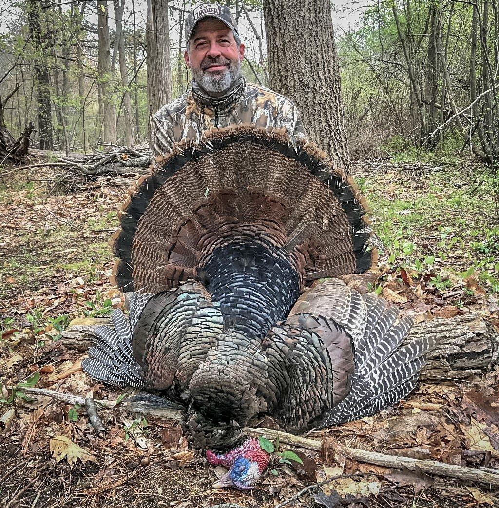 I first turkey hunted Pennsylvania in the early 1970s. This New Hampshire longbeard is a more recent bird. Image by Steve Hickoff
