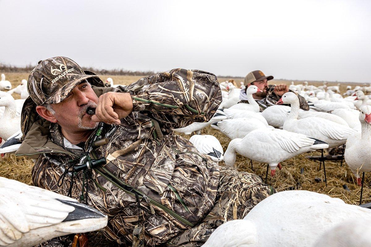 Backboards and layout blinds still work, but some guides use innovative methods to stay hidden. Photo by Tom Rassuchine