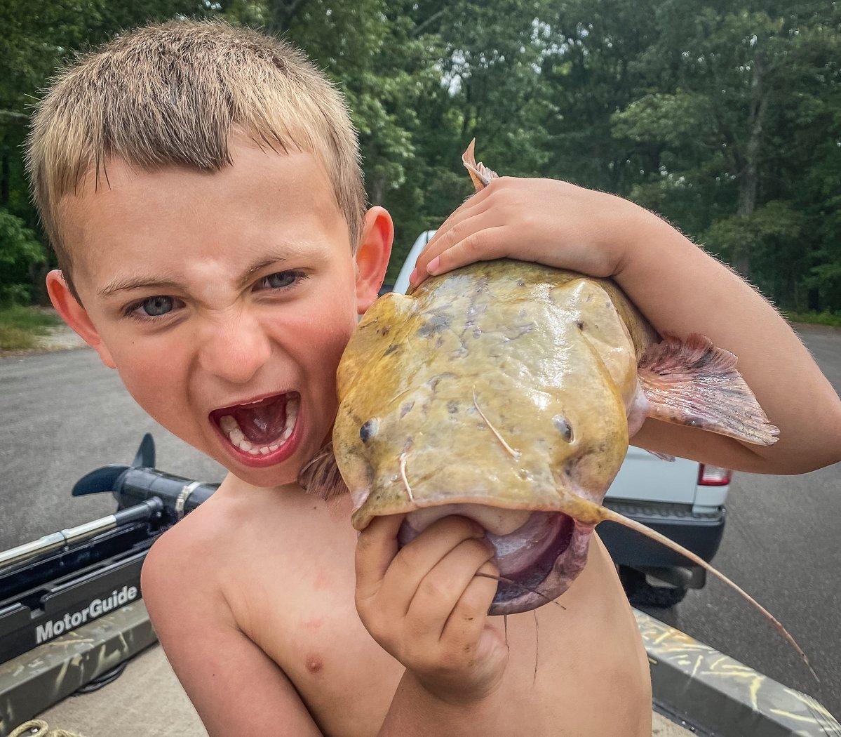 Record-breaking catfish caught on $20 rod from Walmart