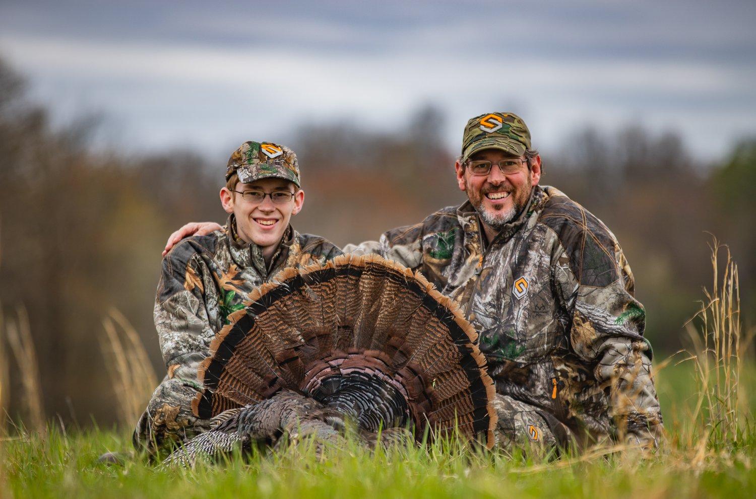 For young turkey hunters, confidence is key. Image by Jason Say / Wired Outdoors