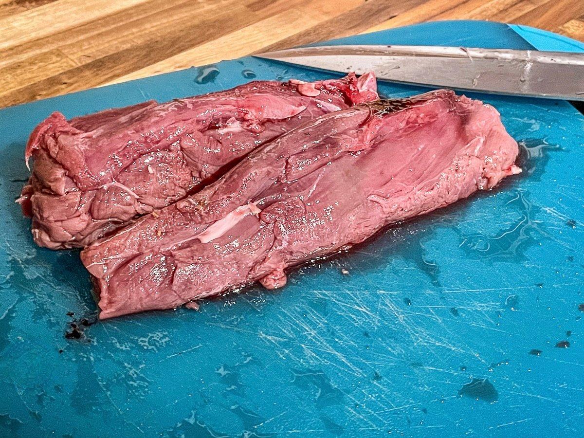 Trim the tenderloin.