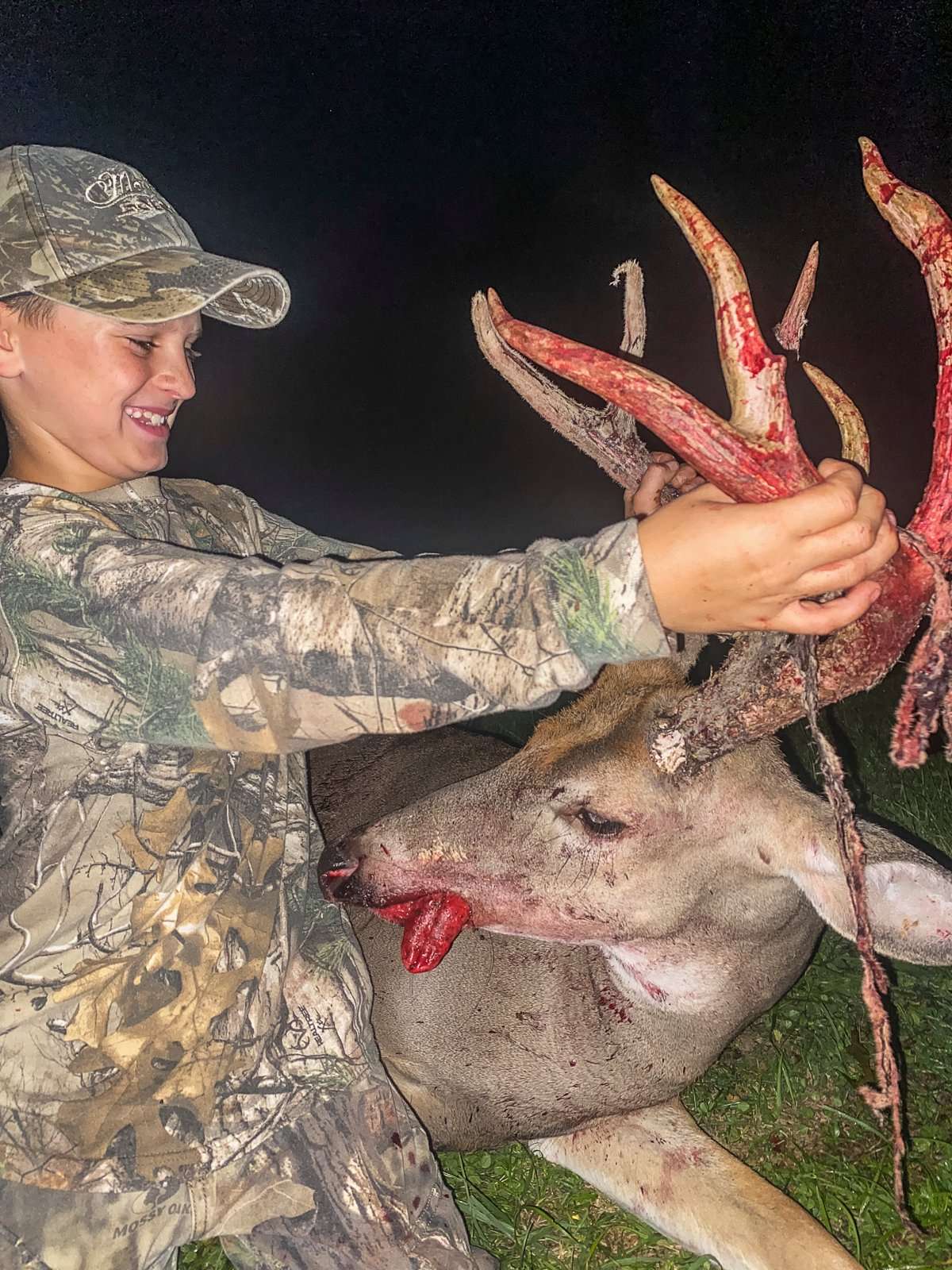 Drake Kelty told his dad and papaw that he would only be happy with the big 8-pointer he'd seen the season before. Image by Ryan Kelty