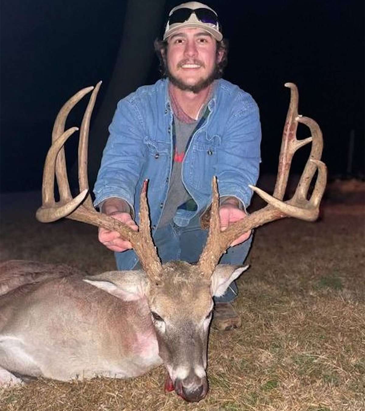 Jake Murdaugh's Oklahoma buck scored 194 inches. Image courtesy of Jake Murdaugh Jake Murdaugh's Oklahoma buck scored 194 inches. Image courtesy of Jake Murdaugh