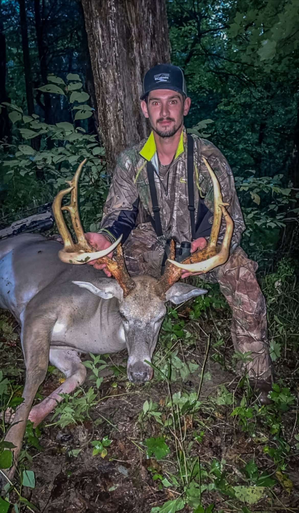 Kenneth Martin's buck featured a 150 inch 8 point frame. Kenneth Martin's buck featured a 150 inch 8 point frame.