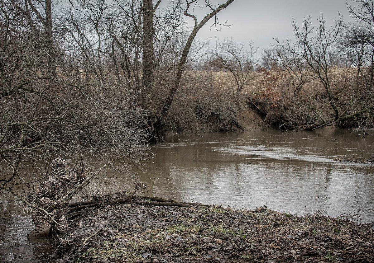 Streams, ditches and small rivers attract loads of ducks. Take your time while hunting them, and look for birds loafing on the edge of cover. Photo © Bill Konway