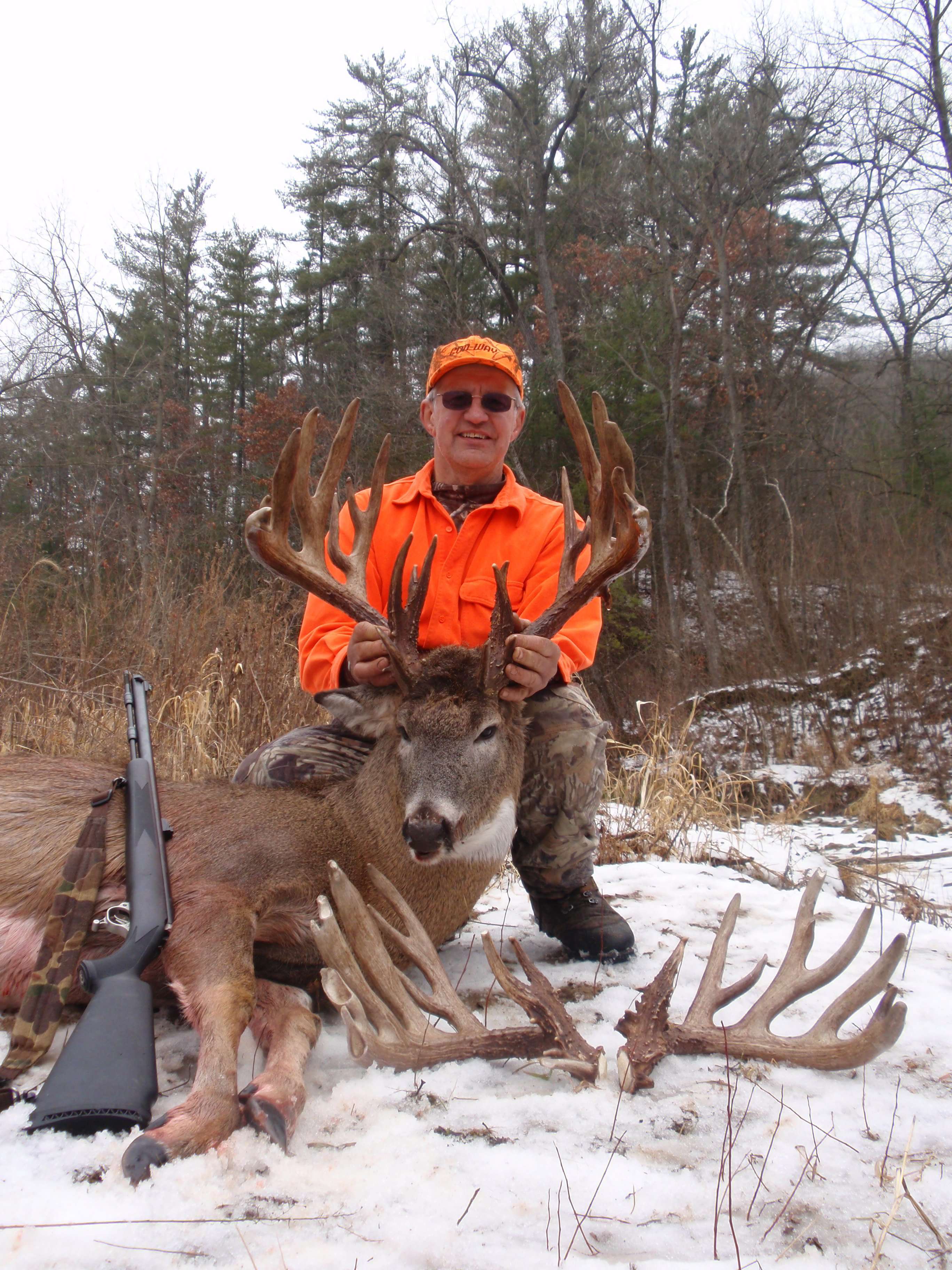 Stan Kreidermacher's Minnesota buck has been rough-scored at 240. It should shatter the state muzzleloader record. Stan Kreidermacher
