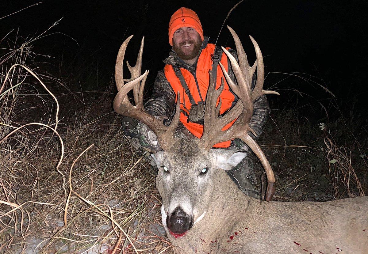 After more than a year of planning, Barefield connected on this nasty non-typical during the third sighting. Image by All Things Hunting