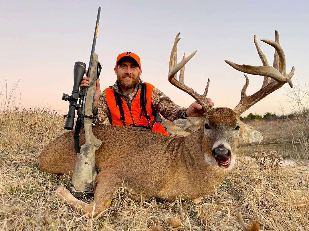 Barefield brought down the giant with his Browning X-Bolt Western Hunter chambered in the new 6.8 Western. Image by All Things Hunting