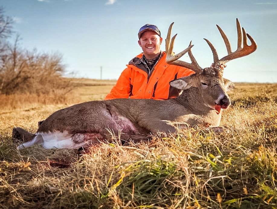 After multiple attempts, Kyle Maahs finally tagged this big Wisconsin whitetail. (Kyle Maahs photo)