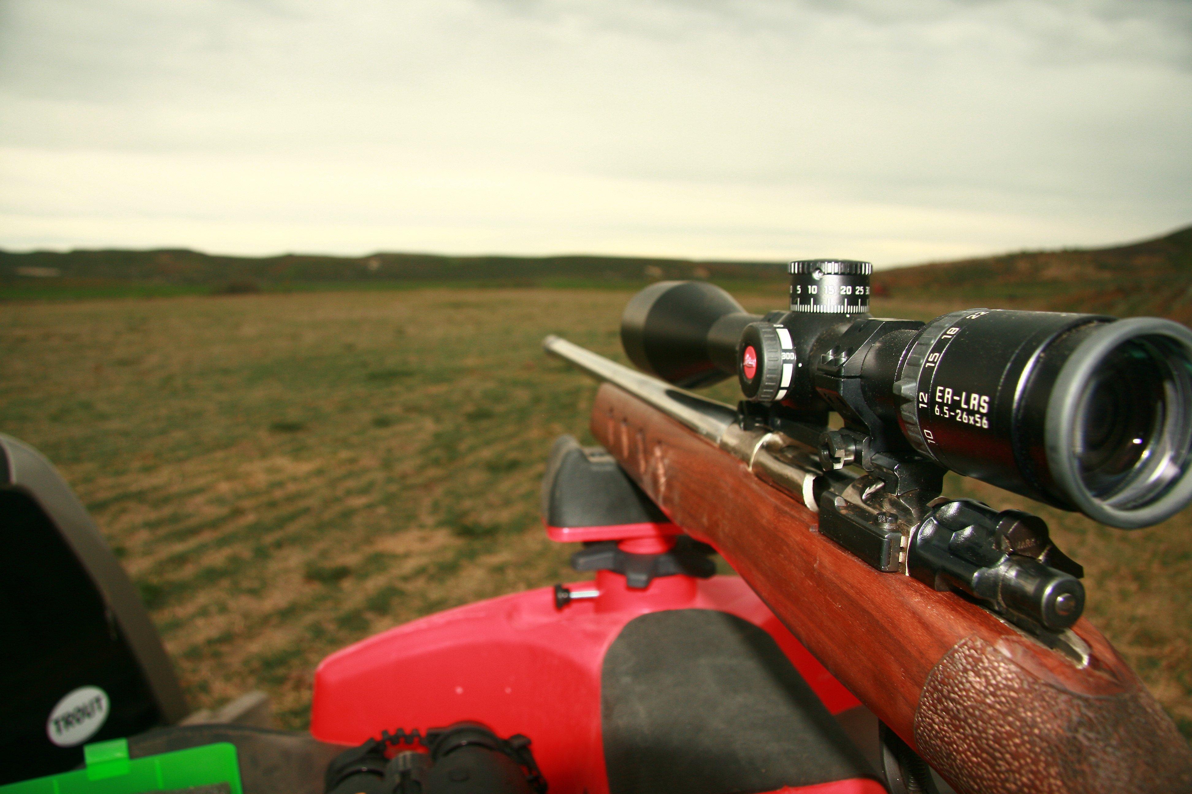 You can't hit what you can't see, and holding over using crosshairs alone is for amateurs. If you're to truly become proficient at long-range shooting you need a high-magnification scope with exposed turrets. (Patrick Meitin photo)