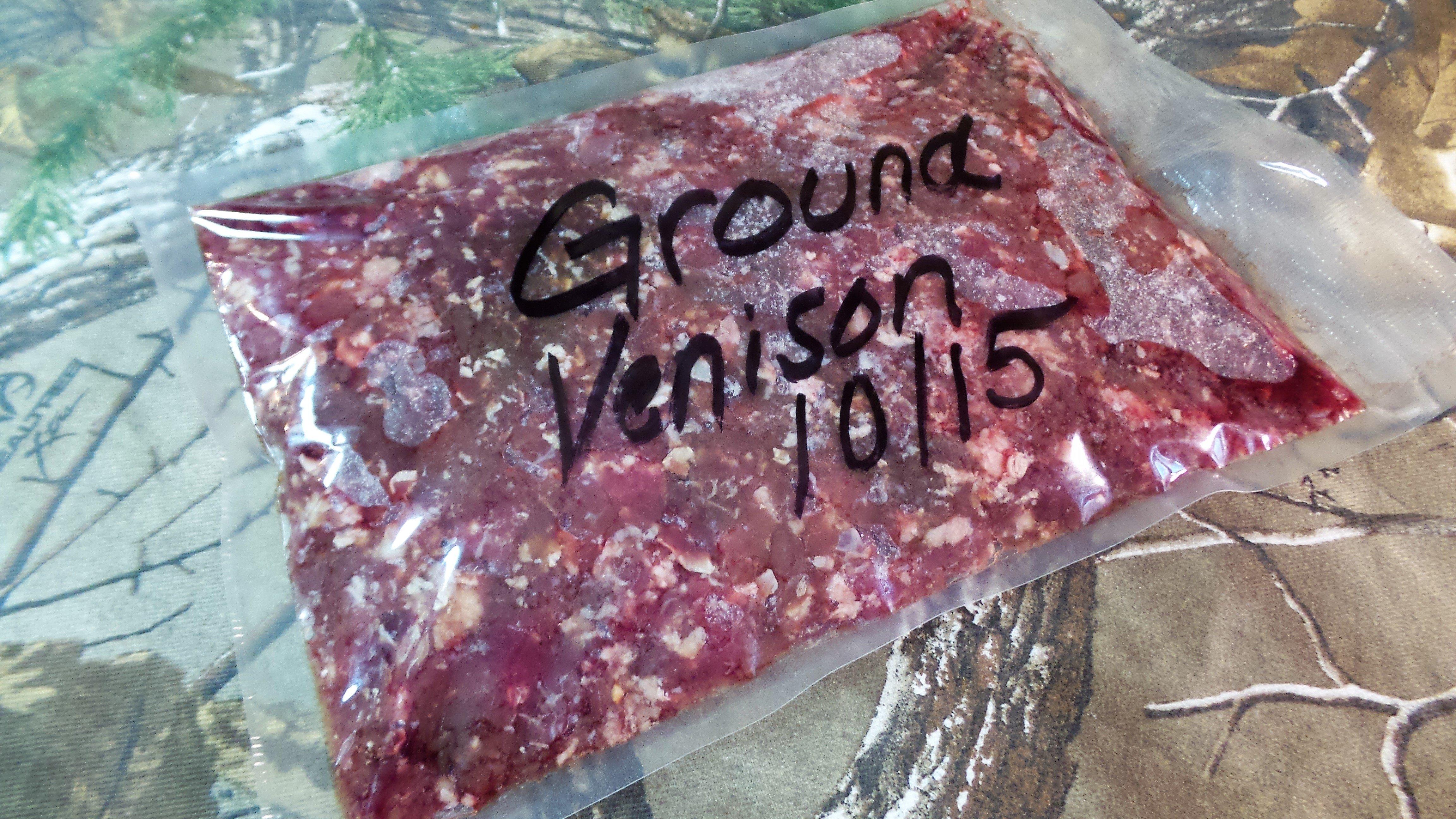 Pack your venison flat and thin for quick freezing, easy stacking and faster thawing.