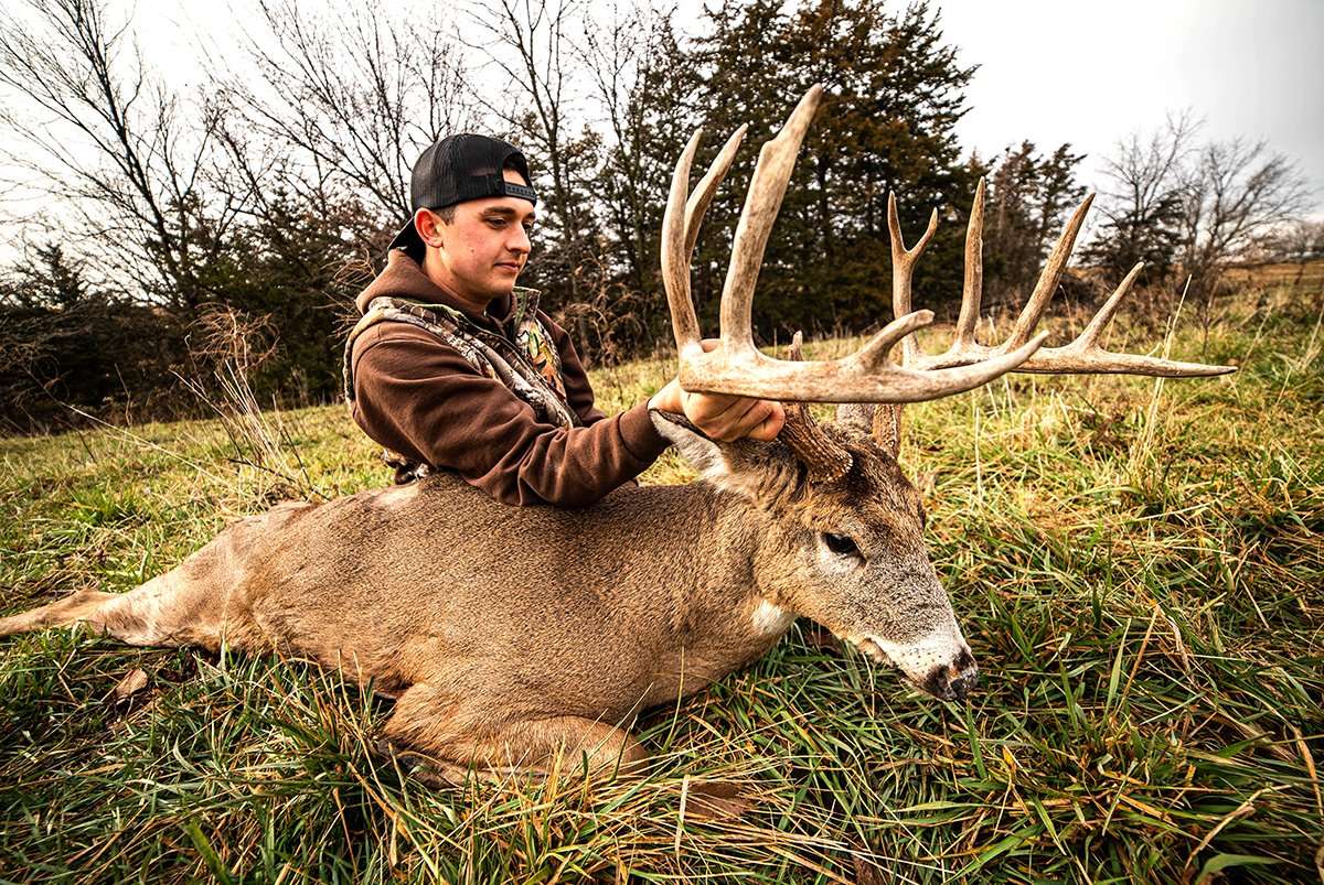 This buck has it all, including a lot of points, long tines, and great mass. Image courtesy of Max Mongrello This buck has it all, including a lot of points, long tines, and great mass. Image courtesy of Max Mongrello