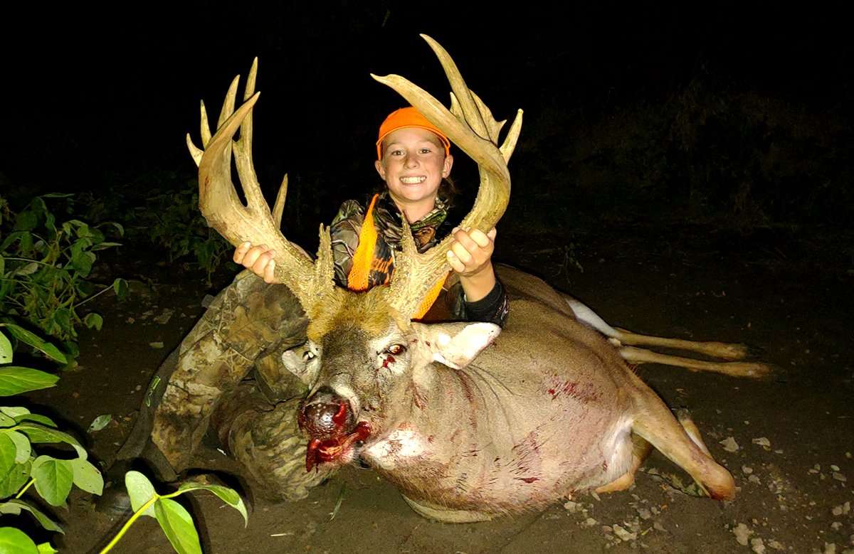 Westin McCauley is all smiles with his 211-inch buck. Image courtesy of Westin McCauley