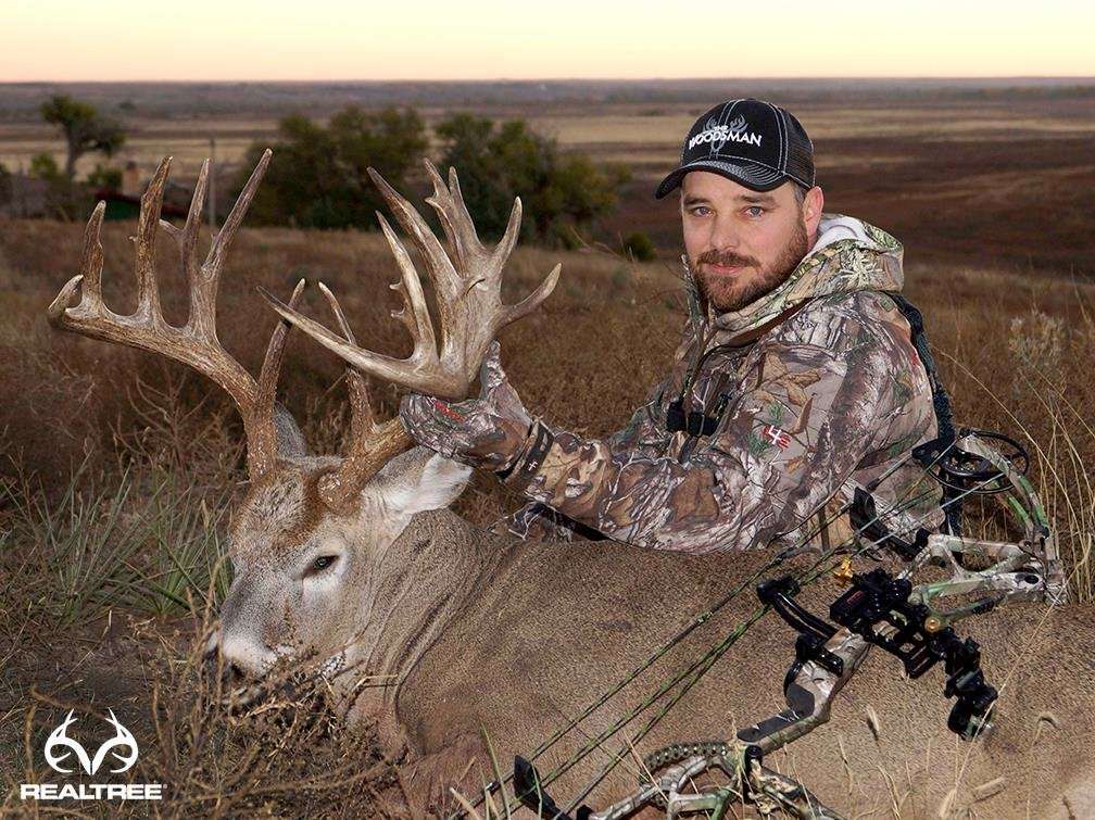 Daniel McVay with his biggest buck of all time, an Oklahoma bruiser named Freak. Daniel McVay buck