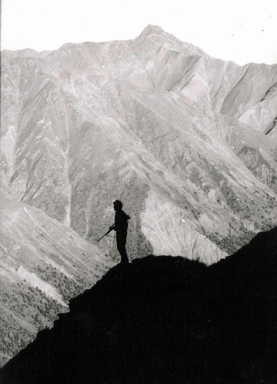 The author on an Alaska mountain 40 years ago. Image by Mike Hanback
