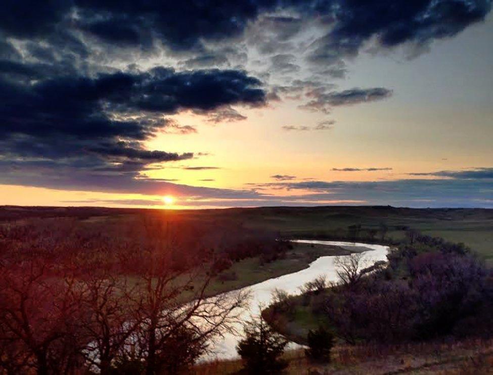 Nebraska Turkey Hunt Sunset No. 2