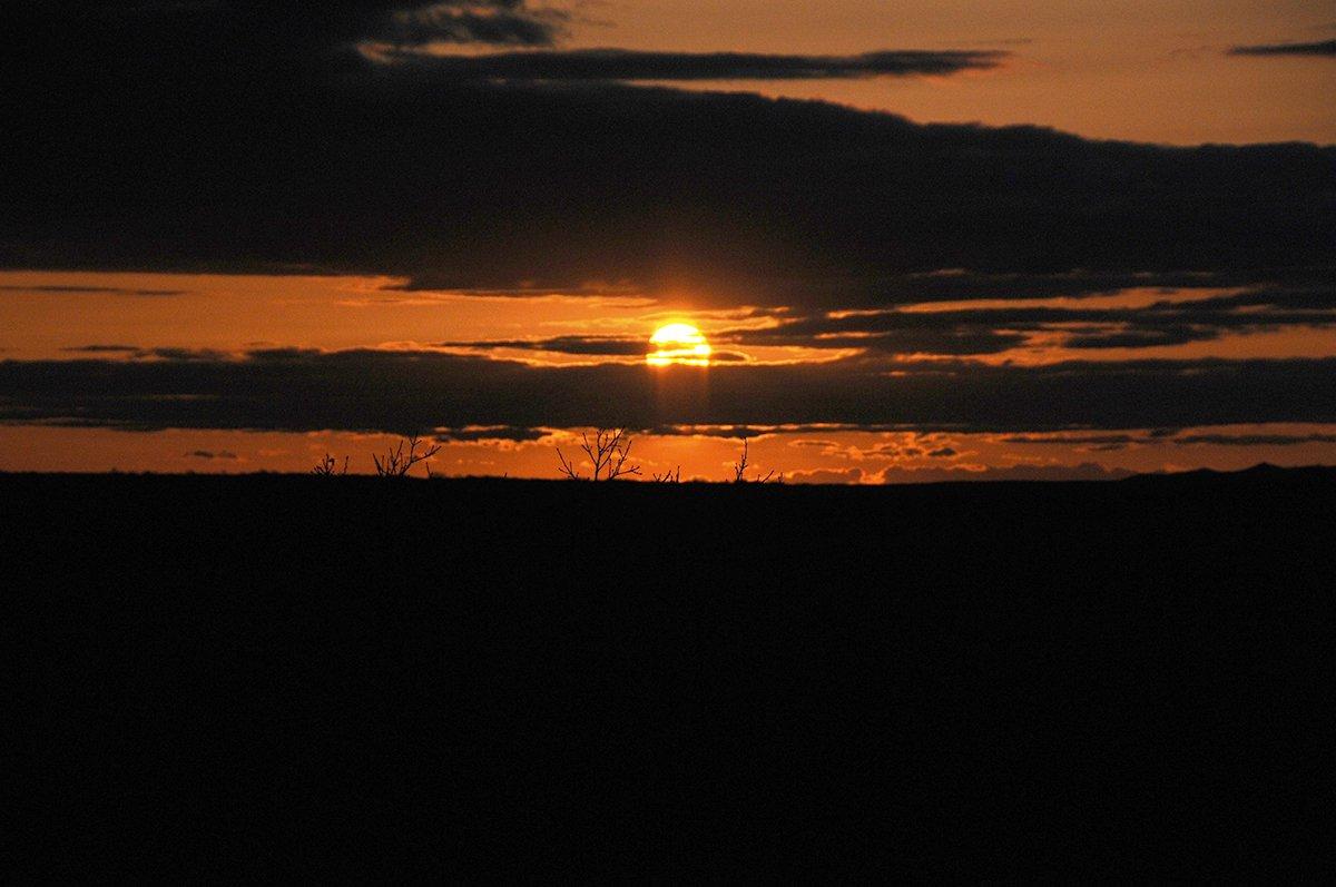 Nebraska Turkey Hunt Sunset