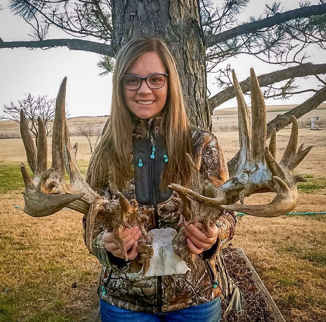 Paslie Werth's monster buck from southwestern Kansas pushed the tape to 271 4/8 inches. (Photo / Kurt Werth)