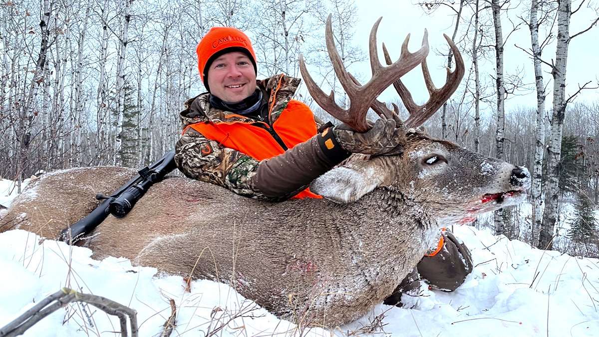 After a lot of time on stand, Paul Beasley finally got the buck he was after. Image courtesy of Paul Beasley After a lot of time on stand, Paul Beasley finally got the buck he was after. Image courtesy of Paul Beasley