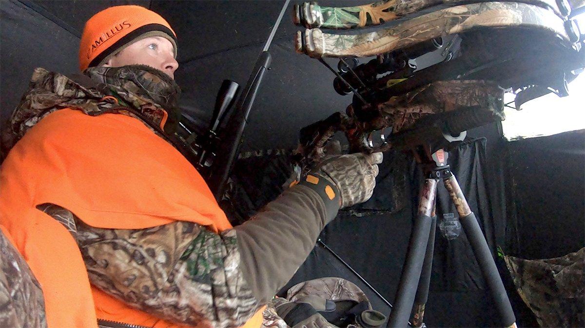 While he tried to get it done with the crossbow, Beasley finally pulled out the boomstick. Image courtesy of Paul Beasley