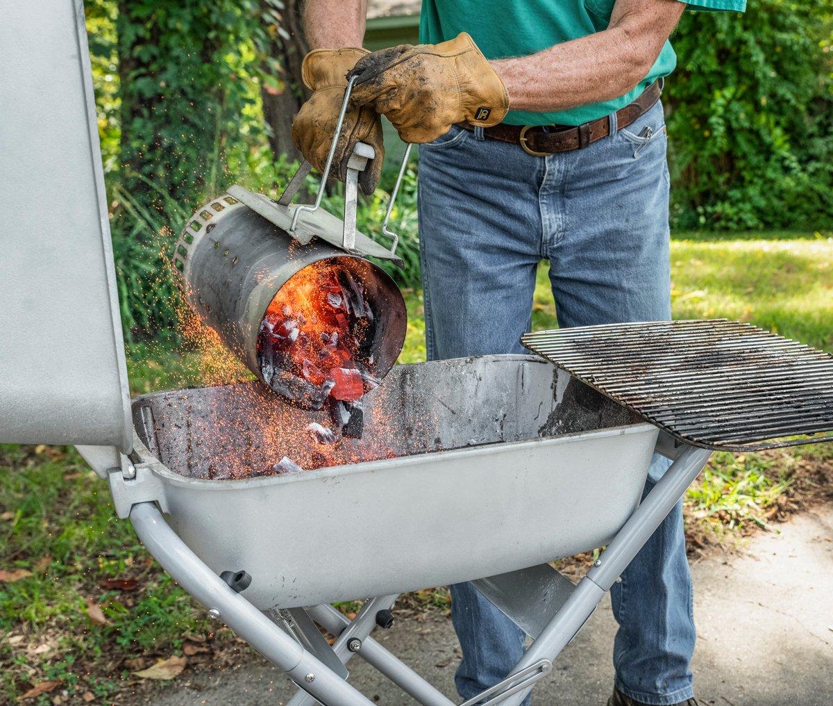 Get that traditional charcoal flavor with PK Grills. (Alex Kent photo)