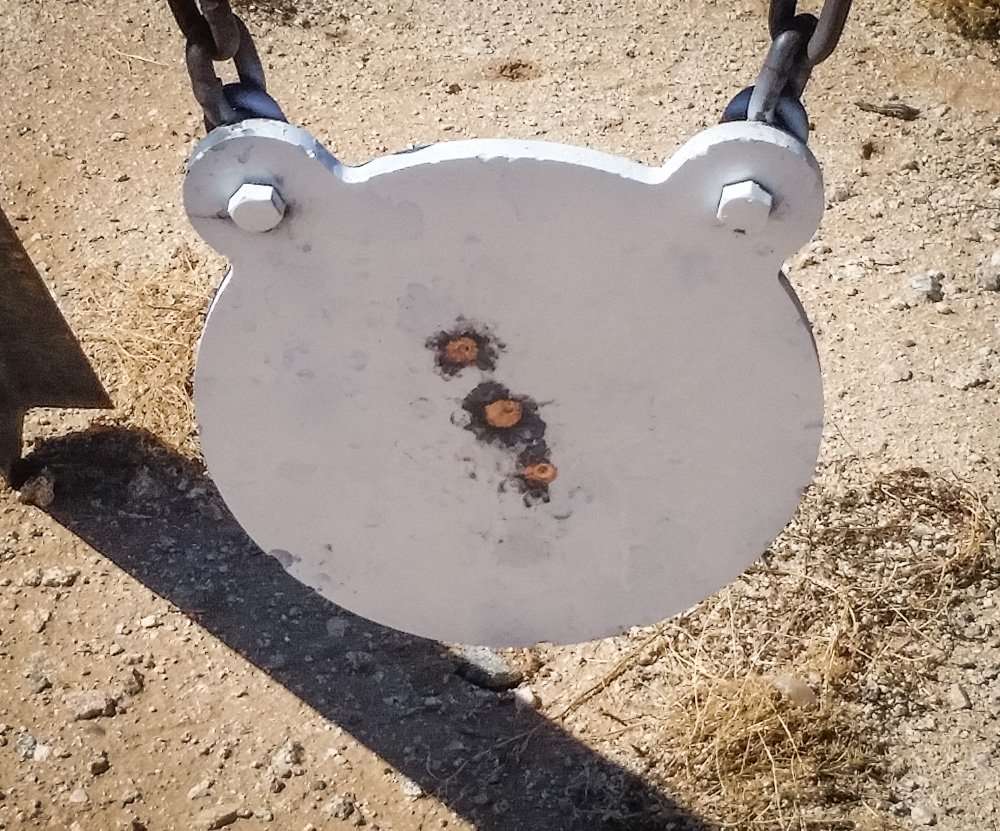 That's called hitting the mark ... and field-ready shooting skills. (Nathan Brown photo) That's called hitting the mark ... and field-ready shooting skills. (Nathan Brown photo)