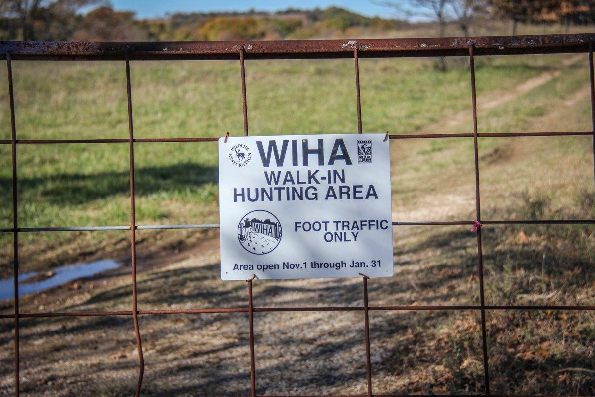 Walk-in hunting access areas are growing across the US. The programs compensate landowners for allowing hunting on their land. (Bernie Barringer photo)