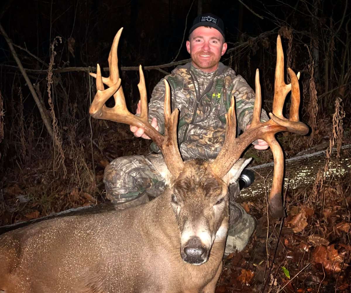 Randy Kukral bagged this buck on Nov. 16, 2022, with a TenPoint Flatline 460 Crossbow. Image courtesy of Randy Kukral Randy Kukral bagged this buck on Nov. 16, 2022, with a TenPoint Flatline 460 Crossbow. Image courtesy of Randy Kukral