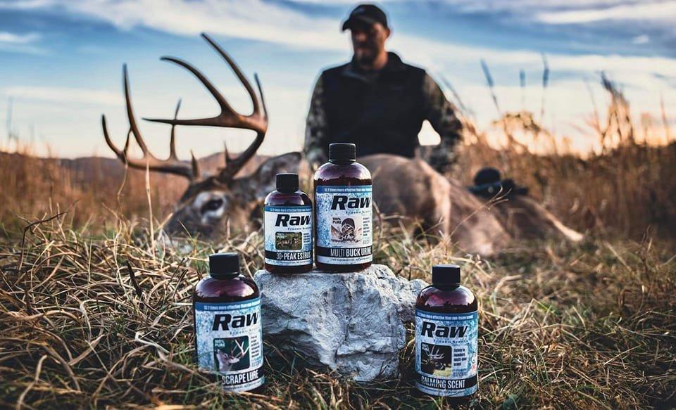 Some companies, such as RAW Frozen Scents, take a unique approach to deer urine. Image courtesy of RAW Frozen Scents